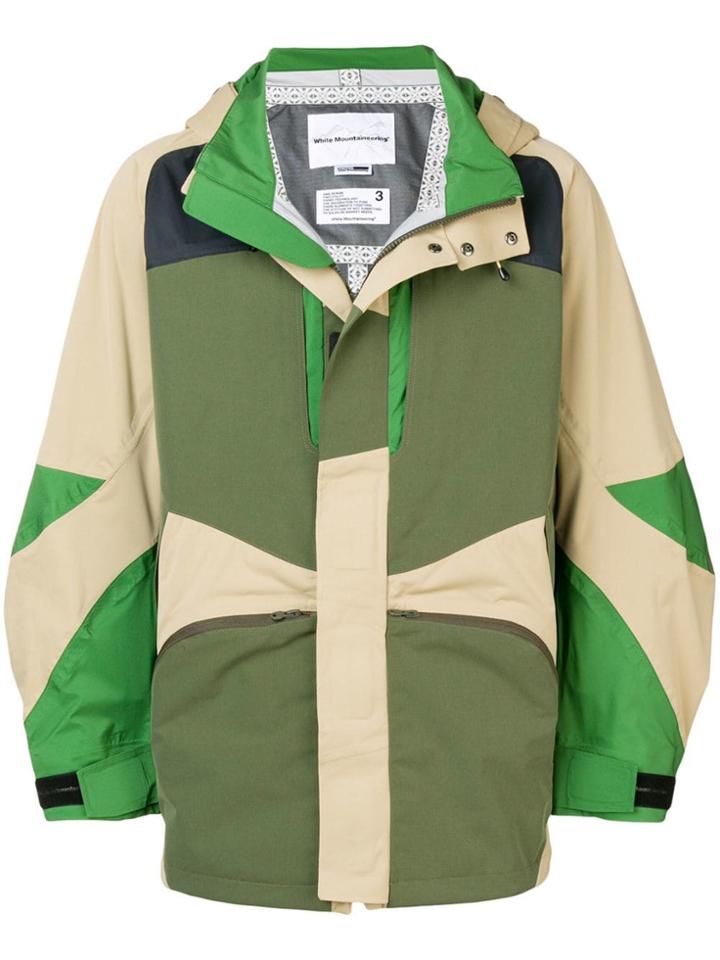White Mountaineering Colour Block Jacket - Neutrals