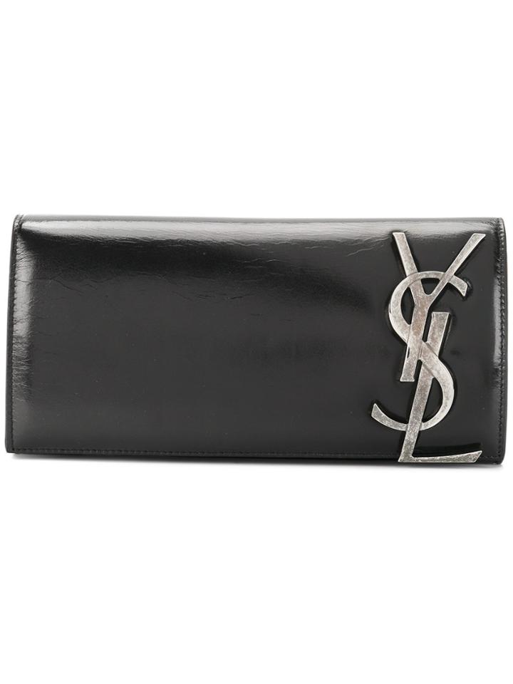 Saint Laurent Monogram Clutch - Black