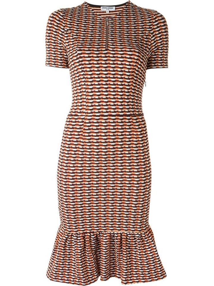 Opening Ceremony Printed Flute Dress
