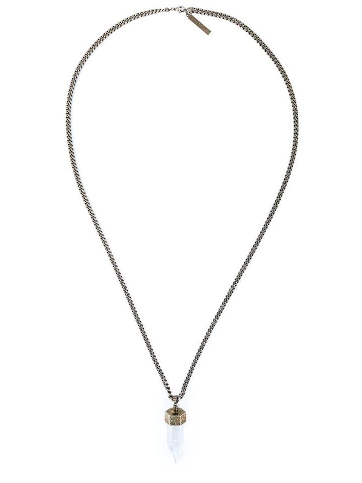 Givenchy Glass Pendant Necklace
