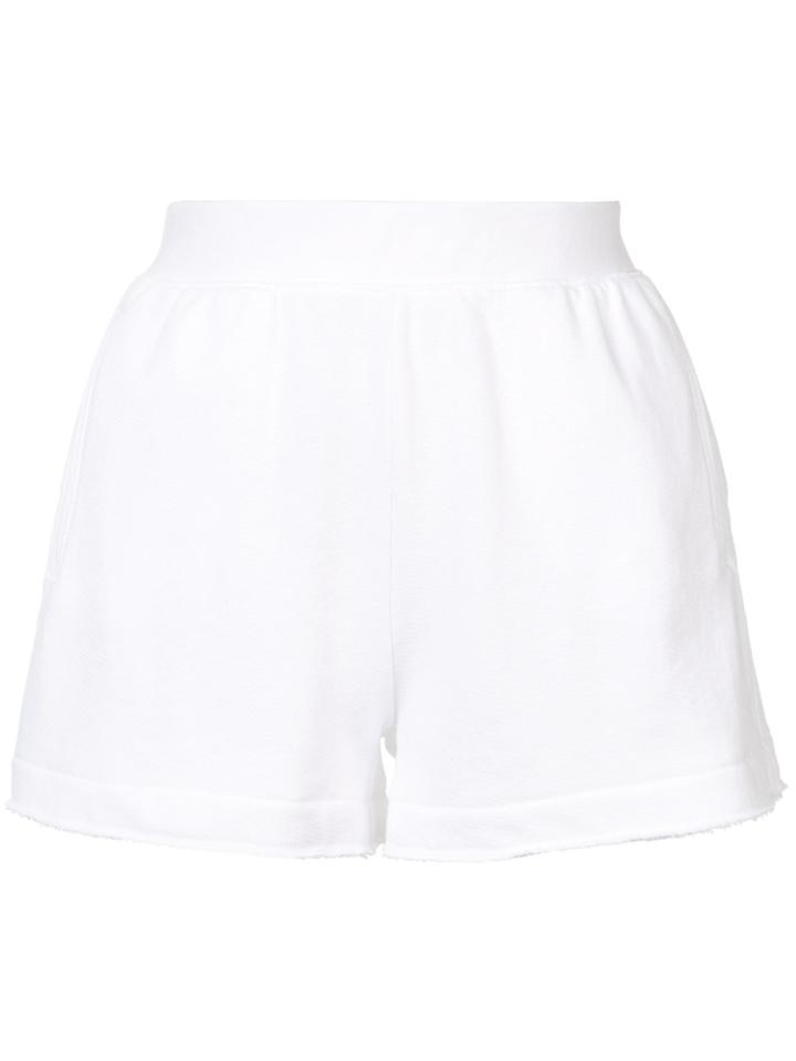 Atm Anthony Thomas Melillo Classic Fitted Shorts - White