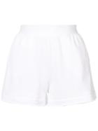 Atm Anthony Thomas Melillo Classic Fitted Shorts - White