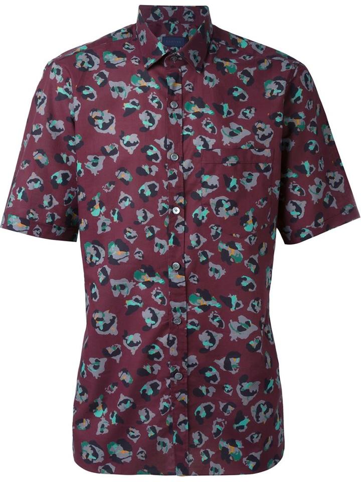 Lanvin Leopard Slim Fit Shirt