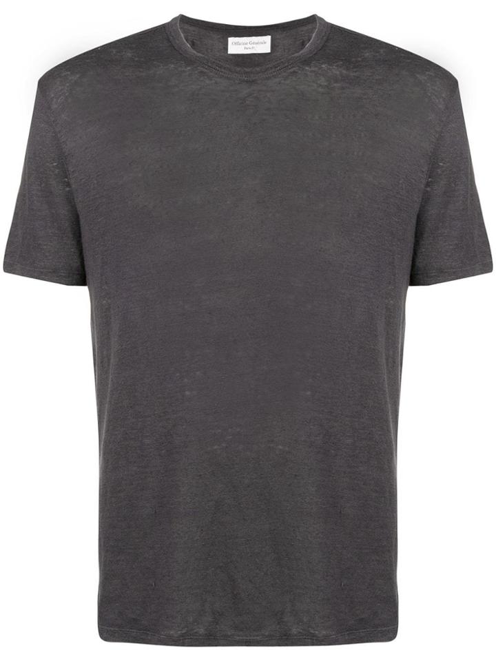 Officine Generale Crew Neck T-shirt - Grey