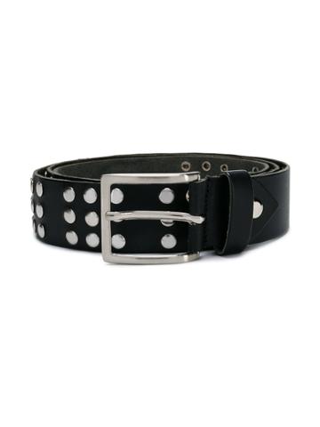 Manuel Ritz Kids Studded Buckle Belt - Black