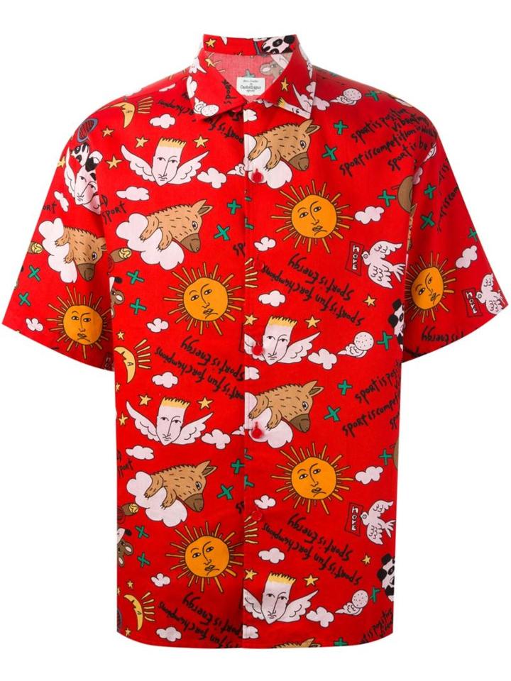Jc De Castelbajac Vintage Sport Print Shirt