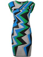 Missoni Geometric Pattern Knitted Dress, Women's, Size: 42, Cotton/polyamide/polyester/metallic Fibre