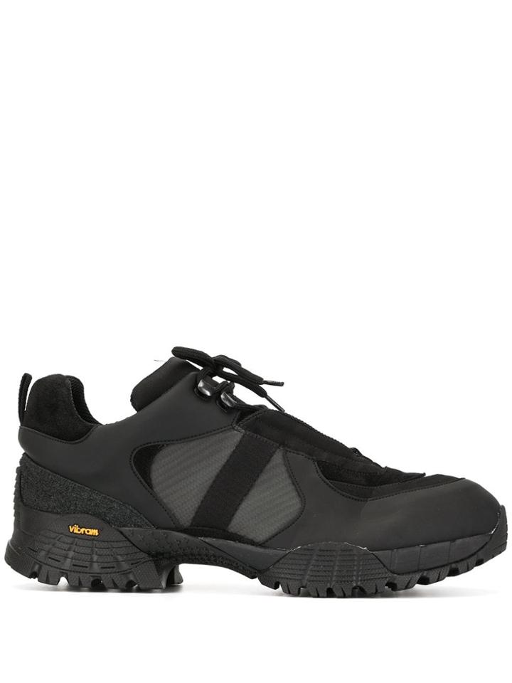 1017 Alyx 9sm Panelled Lace-up Sneakers - Black