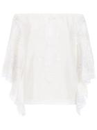 Martha Medeiros Welma Embroidered Top - White