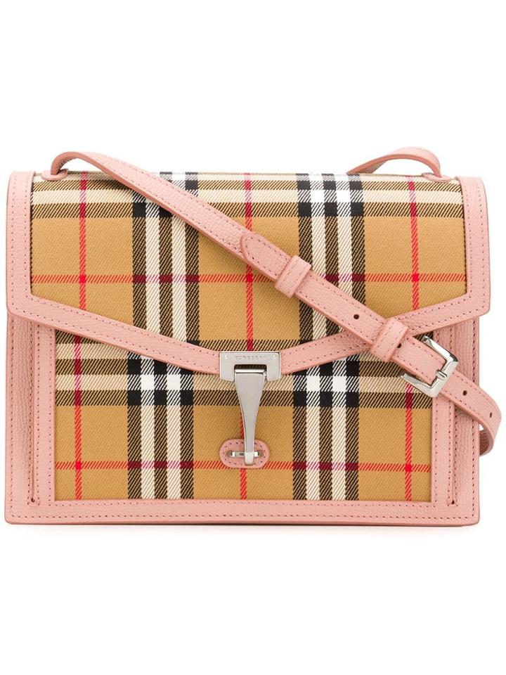 Burberry Small Vintage Check Cross-body Bag - Pink