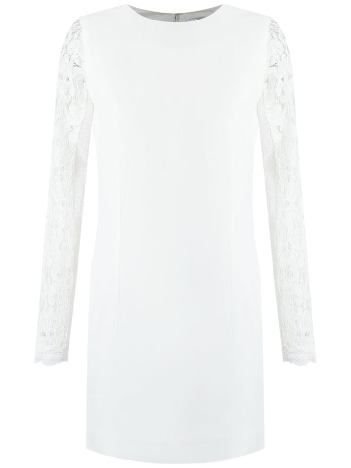 Andrea Bogosian Lace Sleeves Blouse - White