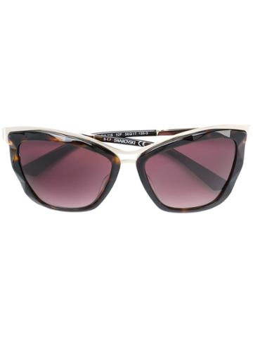 Swarovski Eyewear Cat-eye Sunglasses - Brown
