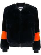 Apparis Jem Faux-fur Bomber Jacket - Blue