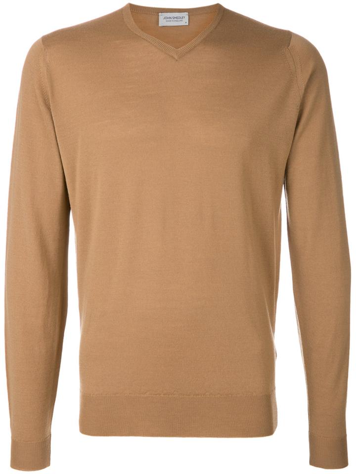 John Smedley Classic Long-sleeve Sweater - Nude & Neutrals