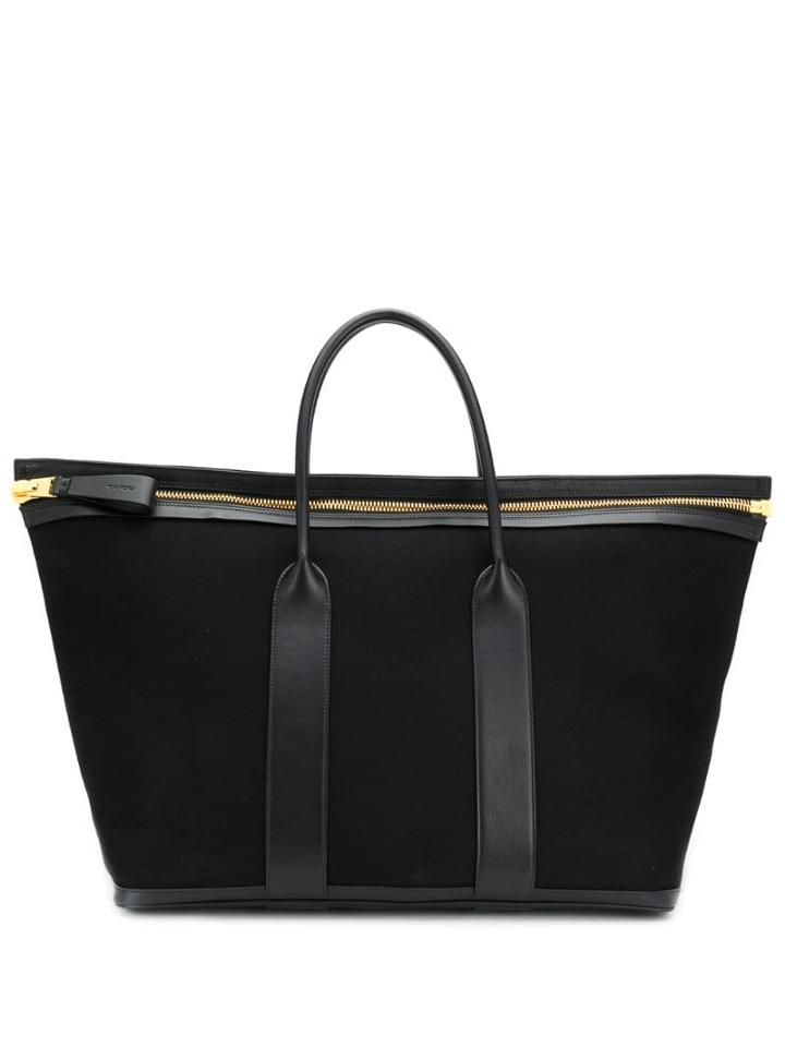 Tom Ford Canvas Tote - Black