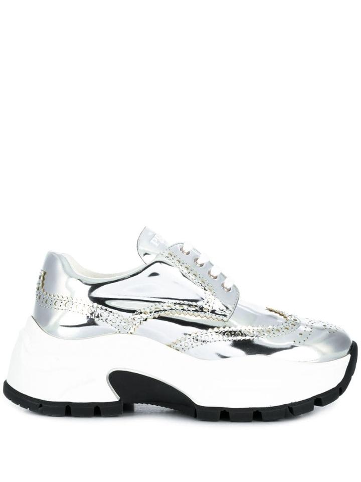Prada Chunky Sole Sneakers - Grey