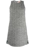 Nº21 Knitted Lace Detailed Shift Dress - Black
