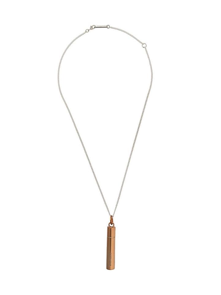 Ambush Bar Pendant Necklace - Silver