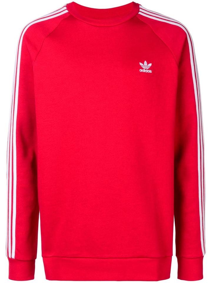 Adidas Logo Sweatshirt - Red