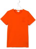 Burberry Kids Knight Chest Pocket T-shirt, Boy's, Size: 14 Yrs, Yellow/orange