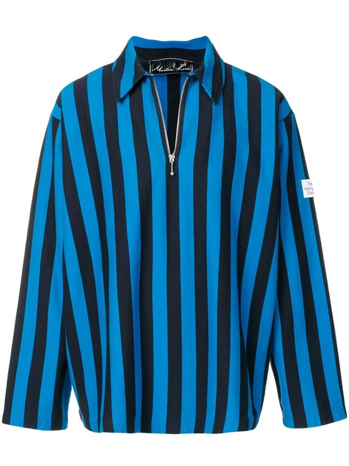 Martine Rose Oversized Polo Shirt - Blue