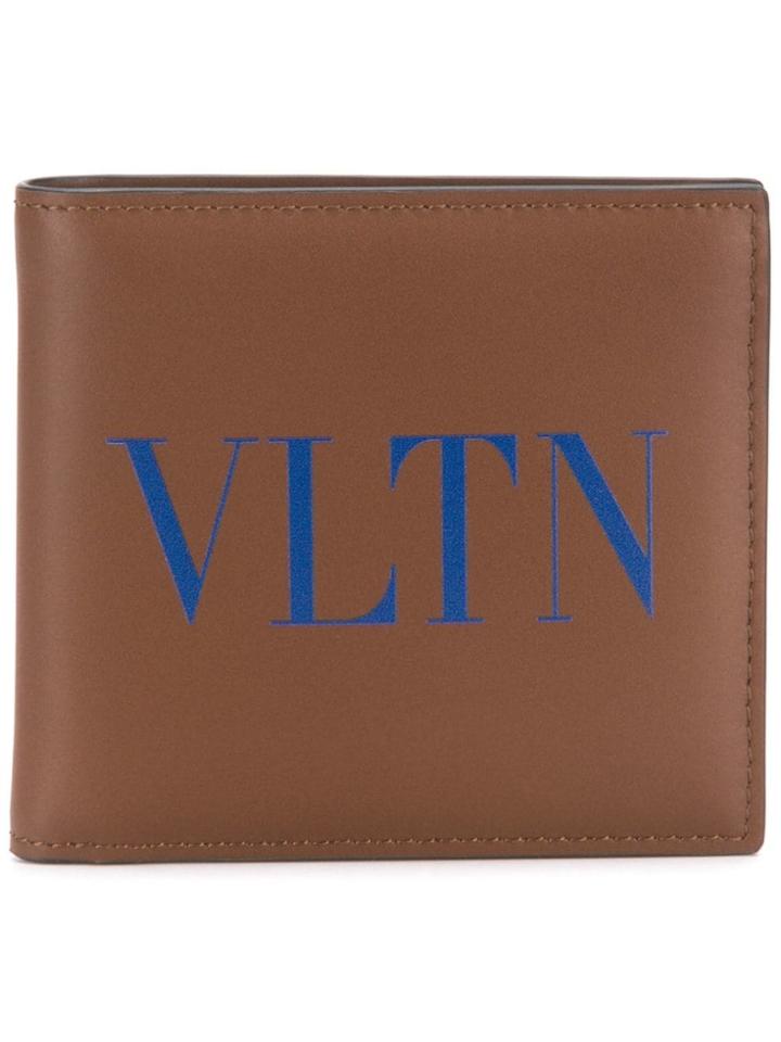 Valentino Valentino Garavani Vltn Wallet - Brown