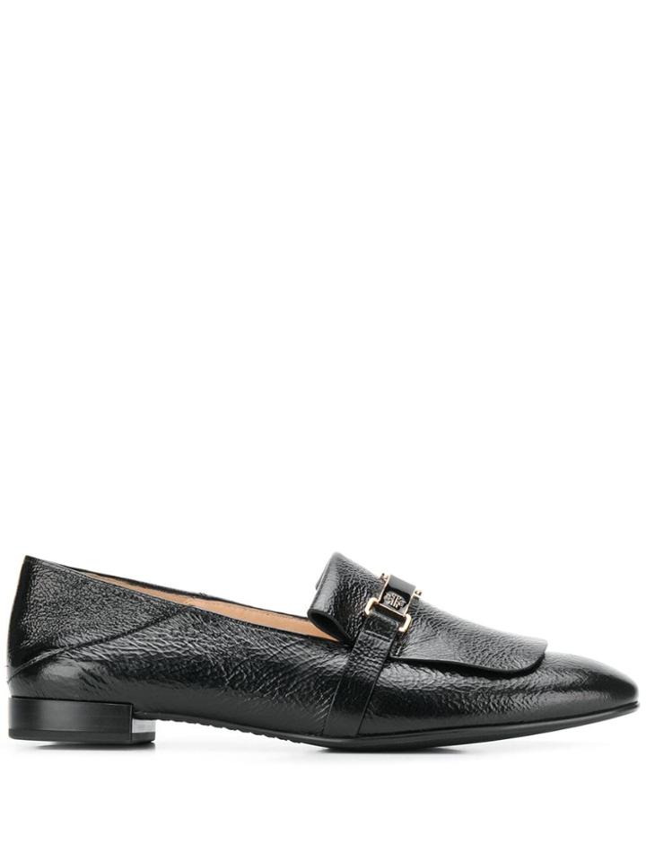 Hogl Brocade Flat Loafers - Black