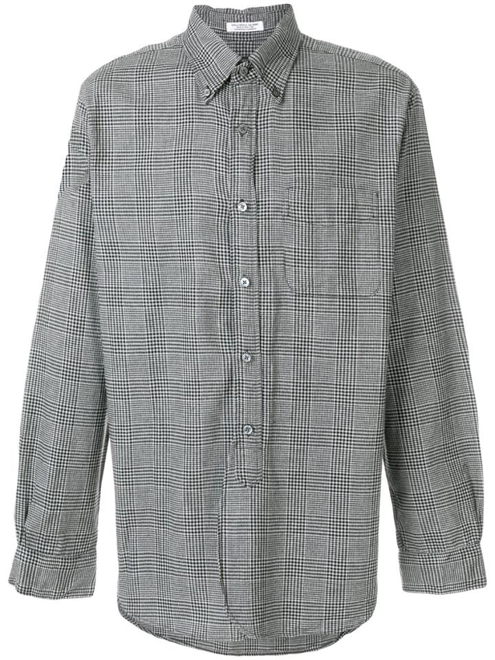 Engineered Garments Houndstooth Check Shirt - Grey