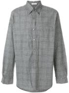 Engineered Garments Houndstooth Check Shirt - Grey