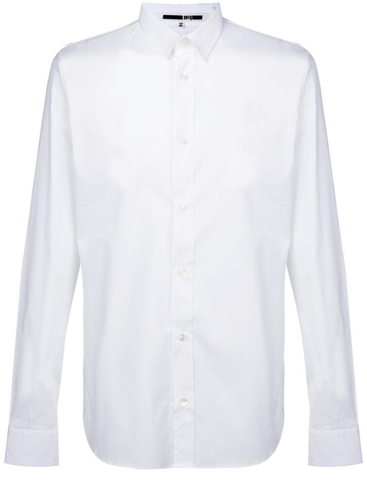 Mcq Alexander Mcqueen Swallow Patch Shirt - White