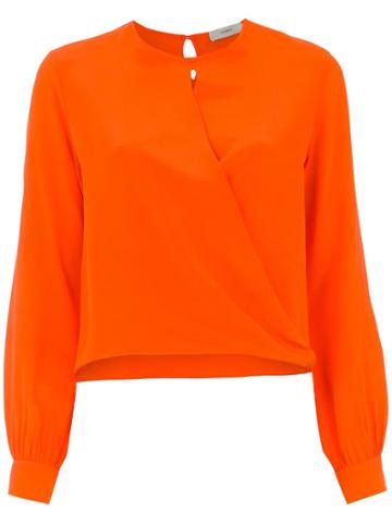 Egrey Wrap Style Top - Yellow & Orange