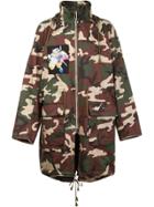 Christian Dada Christian Dada X Nobuyoshi Araki Patch Camo Coat -