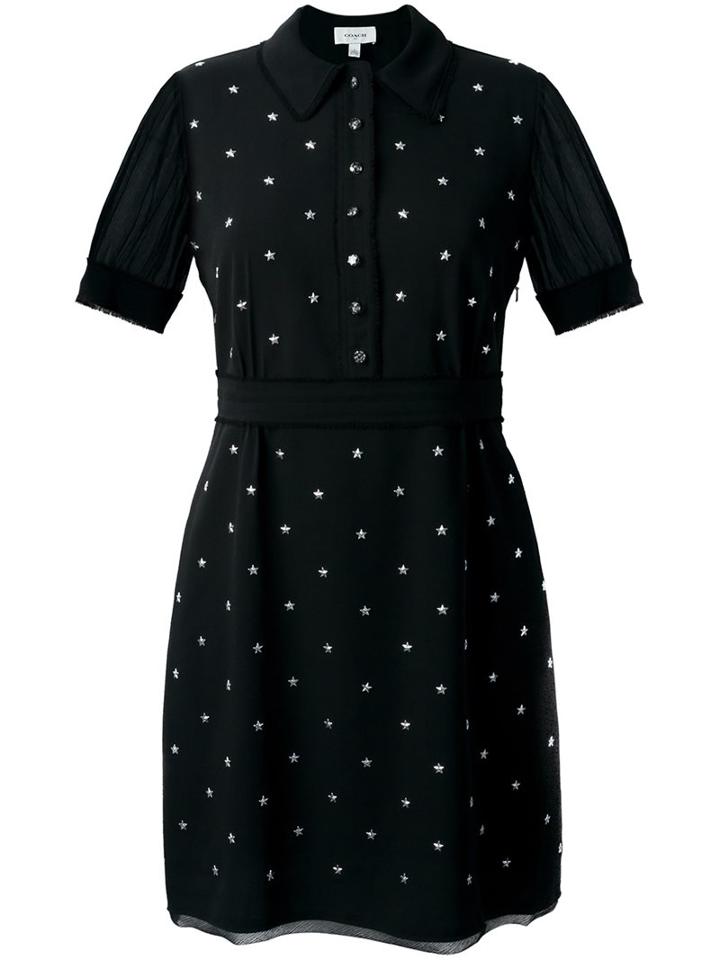 Coach Star Stud Embellished Dress