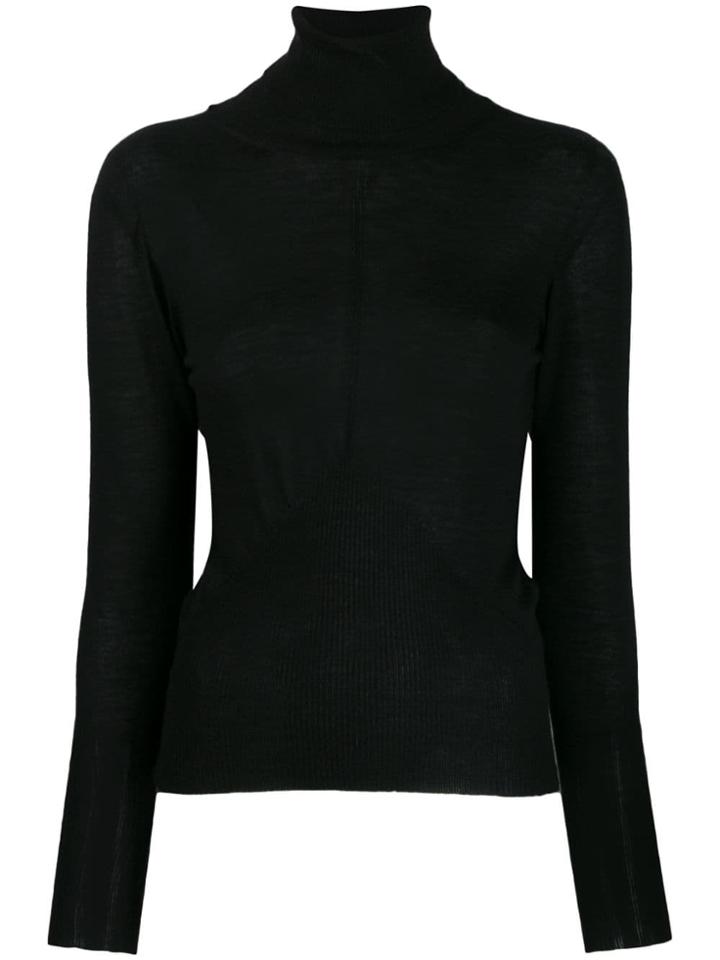 Lorena Antoniazzi Cashmere Turtleneck Sweater - Black