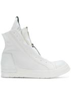 Cinzia Araia Zipped Hi-top Sneakers - White