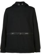 Givenchy - Slit-detail Hooded Sweatshirt - Men - Cotton/viscose - S, Black, Cotton/viscose
