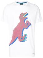 Ps By Paul Smith Dinosaur Short Sleeved T-shirt - White