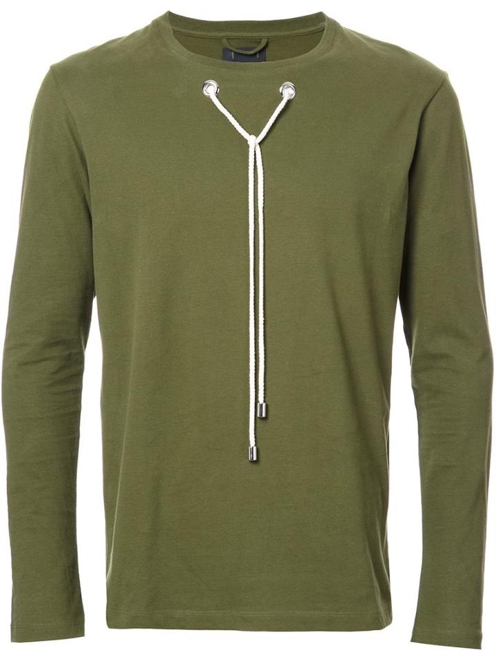 Craig Green - Drawstring Long Sleeve T-shirt - Men - Cotton - Xl, Cotton