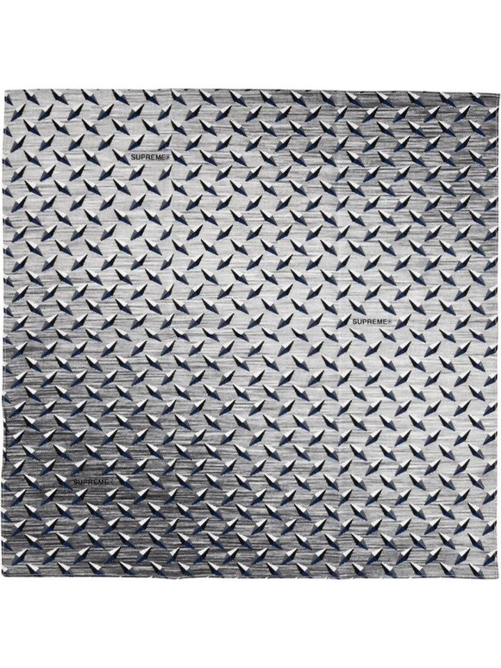 Supreme Diamond Plate Bandana - Grey