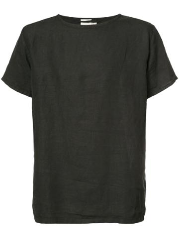 Horisaki Design & Handel - Loose-fit T-shirt - Unisex - Linen/flax - 3, Black, Linen/flax