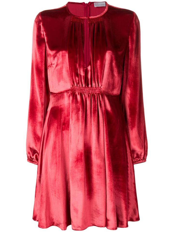 Red Valentino Velvet Midi Dress