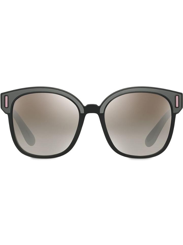 Prada Eyewear Prada Tapestry Sunglasses - Black