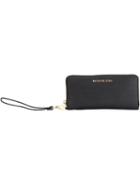 Michael Michael Kors 'jet Set Travel' Wristlet, Women's, Black, Leather