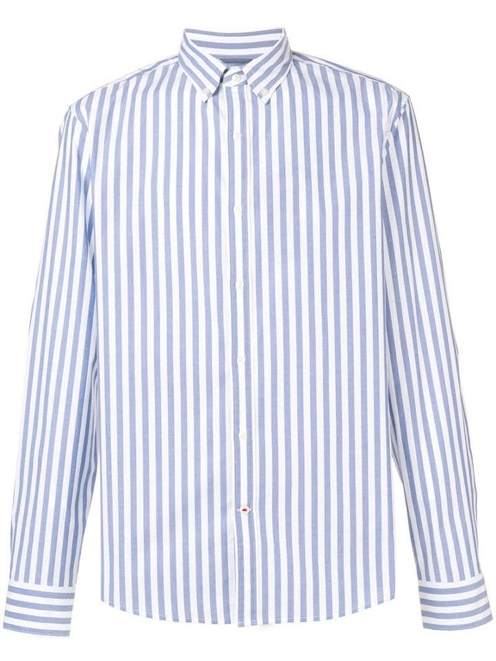 Michael Kors Pinstripe Button-up Shirt - Blue