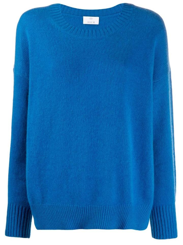 Allude Lightweight Sweatshirt - Blue