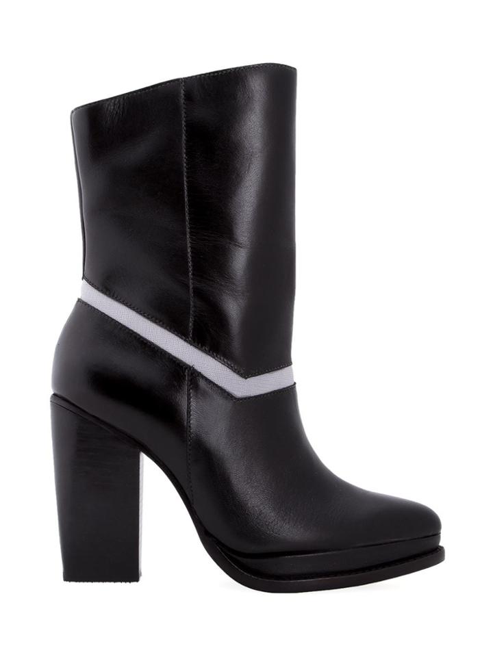 Studio Chofakian Leather Boots - Black