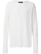 Amiri 'shotgun' Thermal Long Sleeve T-shirt - White