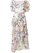 Borgo De Nor Floral Print Frill Dress - Unavailable