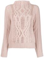 Ermanno Scervino Long-sleeve Knitted Sweater - Neutrals
