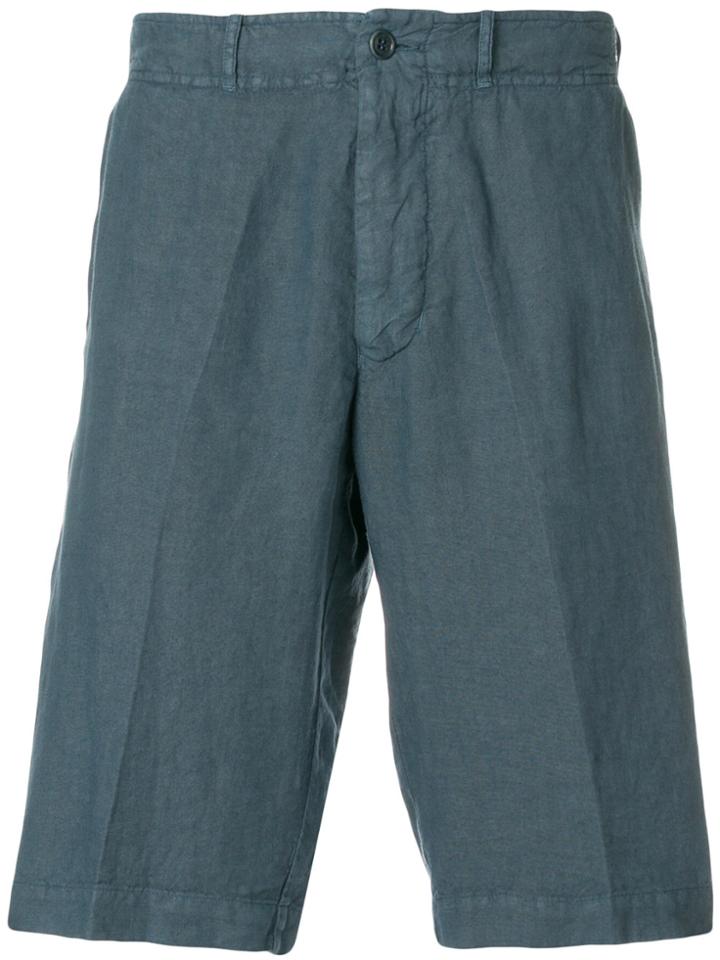 Corneliani Relaxed Tailored Shorts - Blue